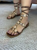 SANDALIA SELENE MARROM - Imagem 2