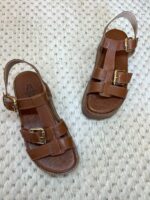 SANDALIA FRIDA MARROM