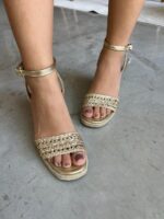 SANDALIA LOUISE OURO LIGHT