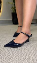 SCARPIN ELARA AZUL MARINHO - Imagem 3
