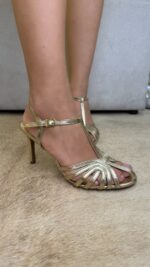 SANDALIA DAFNE DOURADA - Imagem 2
